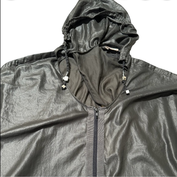 Mariagrazia Panizzi Rare Draped Oversized Zip Front Top w Hood Size Large / 44 - Picture 4 of 6